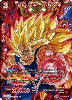 Vegeta, Agente della Distruzione Card Front