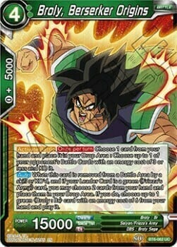 Broly, Berserker Origins Card Front