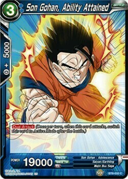 Son Gohan, Potere Acquisito Card Front