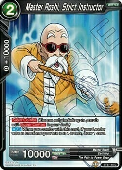 Master Roshi, Strict Instructor Card Front