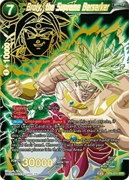 Broly, the Supreme Berserker Card Front