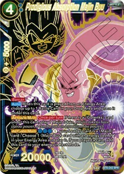 Prodigious Absorption Majin Buu Card Front