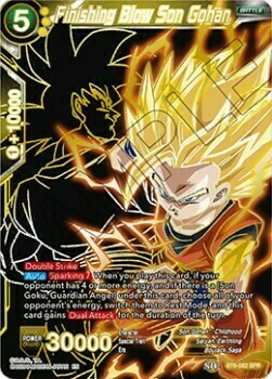 Finishing Blow Son Gohan Card Front
