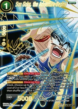 Son Goku, the Adventure Begins Card Front
