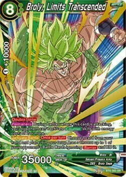 Broly, Limits Transcended Card Front