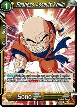 Fearless Assault Krillin Card Front