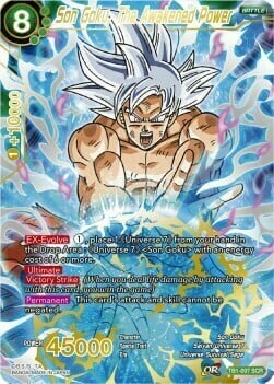 Son Goku, The Awakened Power Card Front