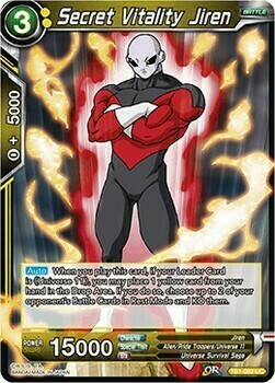 Secret Vitality Jiren Card Front