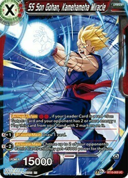SS Son Gohan, Kamehameha Miracle Card Front