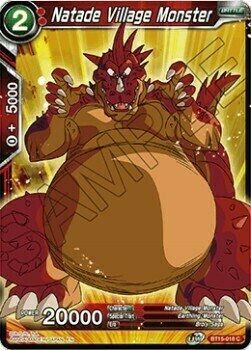 Natade Village Monster Card Front