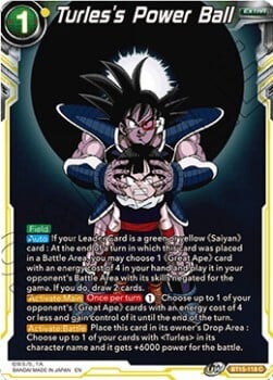 Turles's Power Ball Card Front