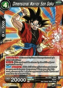 Dimensional Warrior Son Goku Card Front