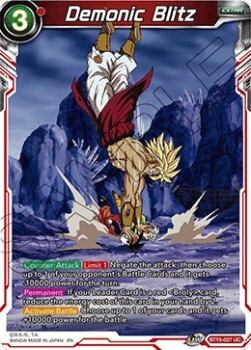 Demonic Blitz Card Front
