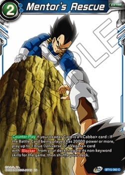 Mentor's Rescue Card Front