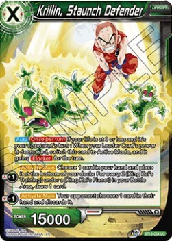 Krillin, Staunch Defender Card Front