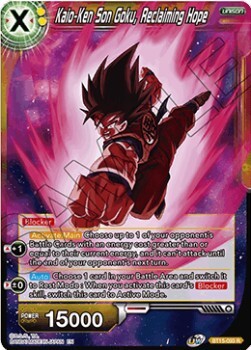 Kaio-Ken Son Goku, Reclaiming Hope Card Front