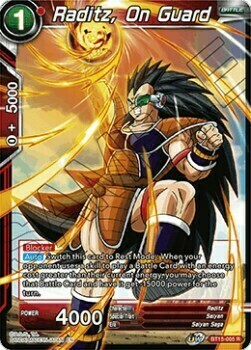 Raditz, On Guard Card Front