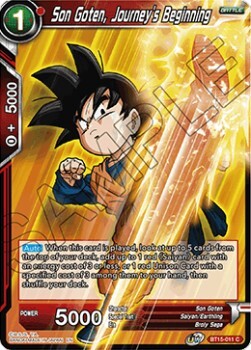 Son Goten, Journey's Beginning Card Front