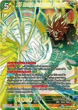 SS Broly, Reckless Pursuit Card Front