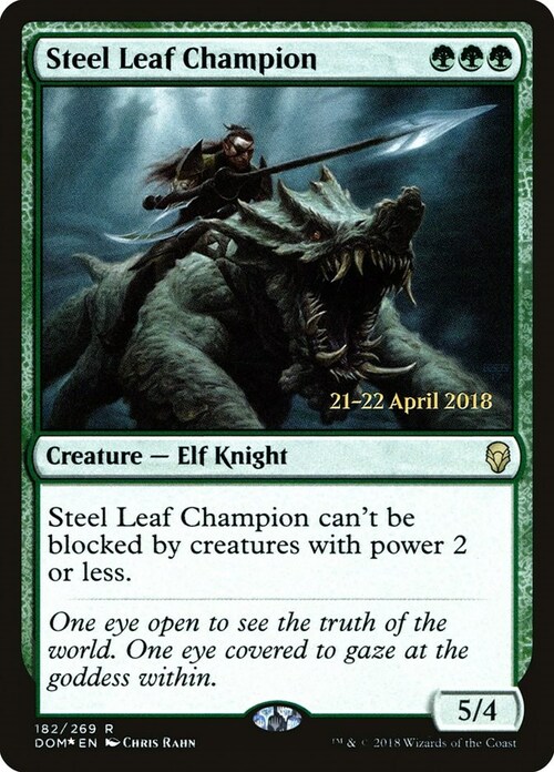 Steel Leaf Champion Card Front