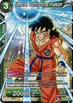 Yamcha, Confronting Invasion Card Front