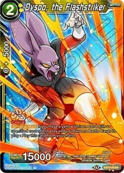 Dyspo, the Flashstriker Card Front