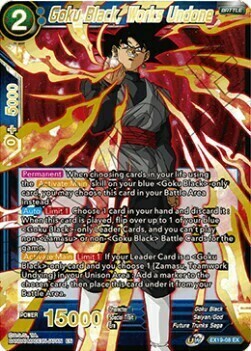 Goku Black, Works Undone Card Front