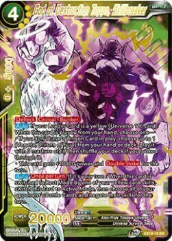 God of Destruction Toppo, Skillbreaker Card Front
