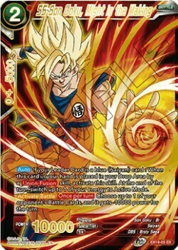 SS Son Goku, Might in the Making Card Front