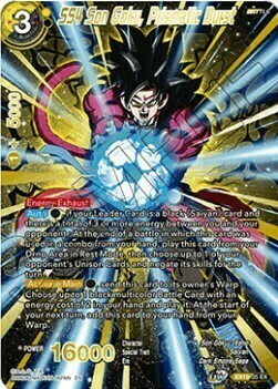 SS4 Son Goku, Prismatic Burst Card Front