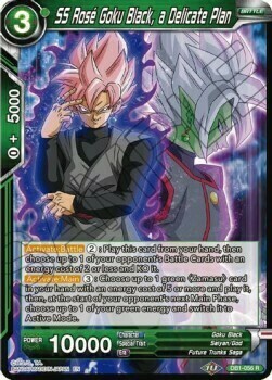 SS Rose Goku Black, a Delicate Plan Card Front