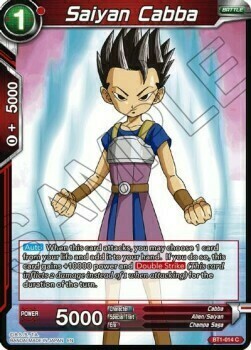 Saiyan Cabba Card Front