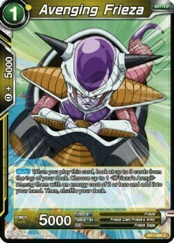 Avenging Frieza Card Front