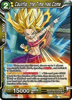 Caulifla, the Time Has Come Card Front