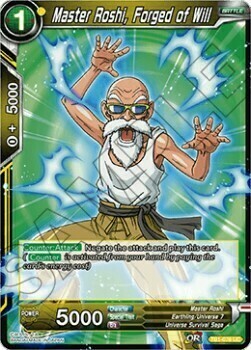 Master Roshi, Forged of Will Card Front