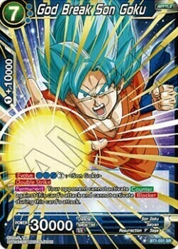 God Break Son Goku Card Front