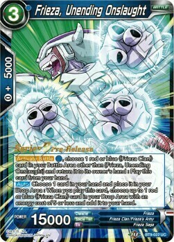 Frieza, Unending Onslaught Card Front