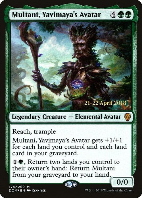 Multani, Yavimaya's Avatar Card Front