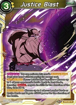 Justice Blast Card Front
