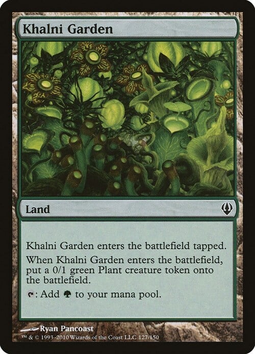 Giardino di Khalni Card Front