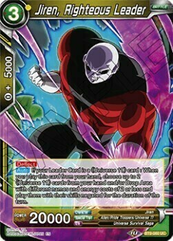 Jiren, Righteous Leader Card Front