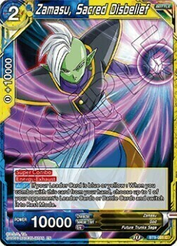Zamasu, Sacred Disbelief Card Front