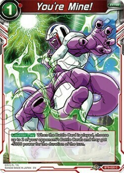 You're Mine! Card Front