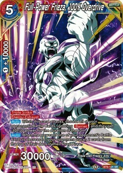 Full-Power Frieza, 100% Overdrive Card Front