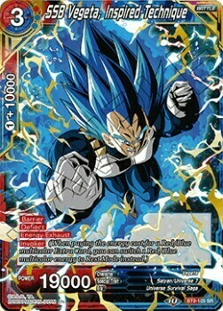 SSB Vegeta, Inspired Technique Card Front