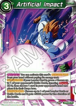 Artificial Impact Card Front