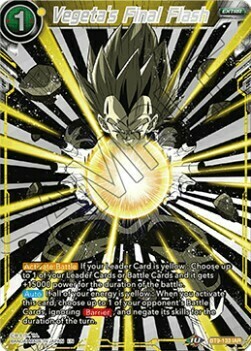 Vegeta's Final Flash Universal Onslaught | Dragon Ball Super | CardTrader