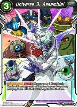 Universe 3, Assemble! Card Front