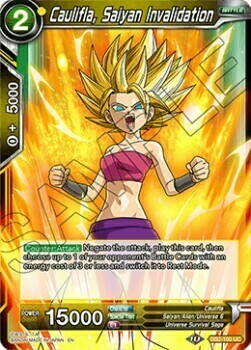 Caulifla, Saiyan Invalidation Card Front