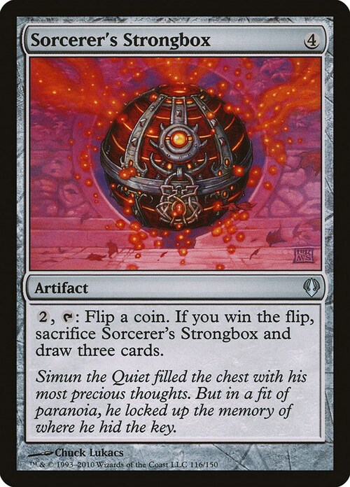 Sorcerer's Strongbox Card Front